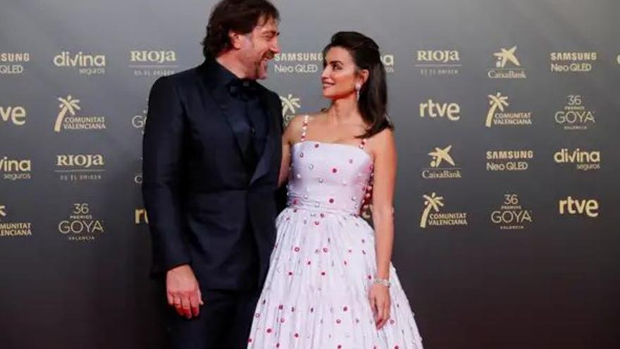 Javier Bardem i Penélope Cruz als Premis Goya 2022