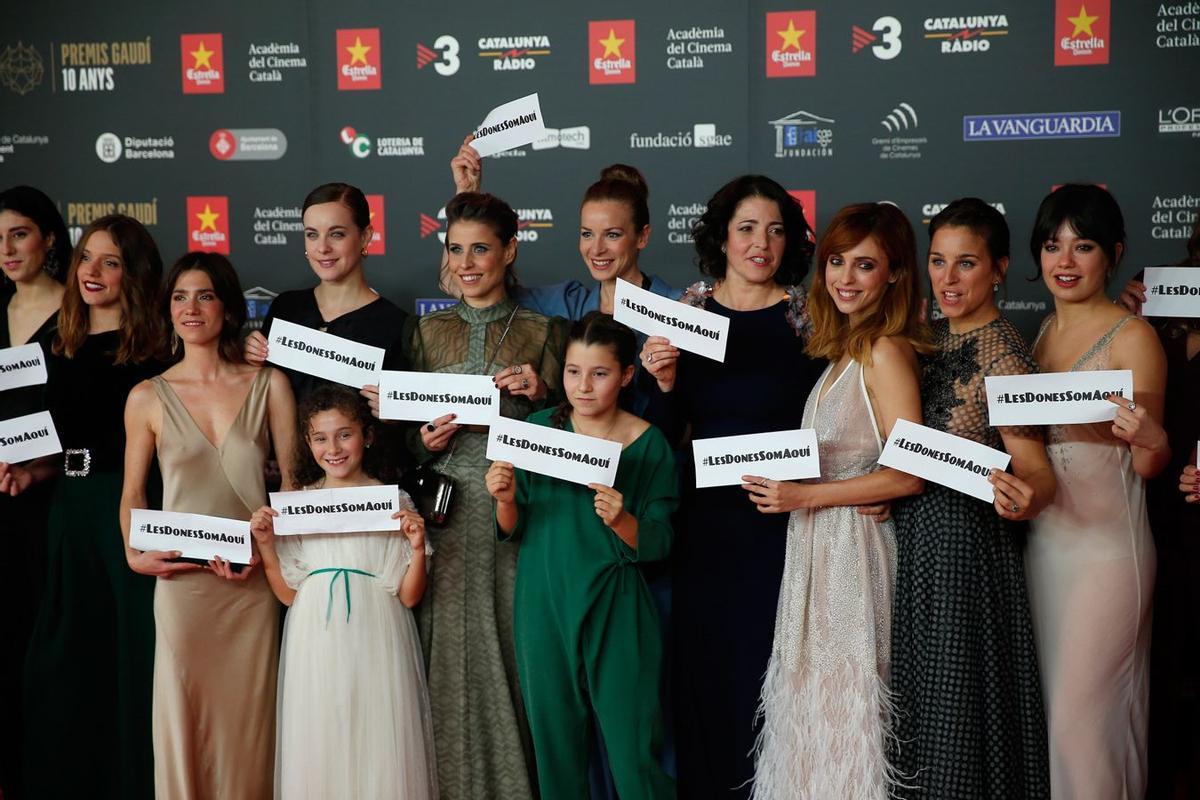 Premios Gaudí 2018: la reivindicación feminista en la alfombra roja