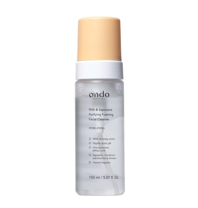 PHA & Saponaria Purifying Foaming Facial Cleanser