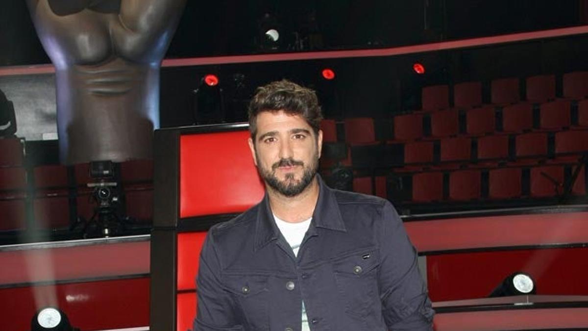 Antonio Orozco, en la presentación de la tercera temporada de 'La Voz Kids'