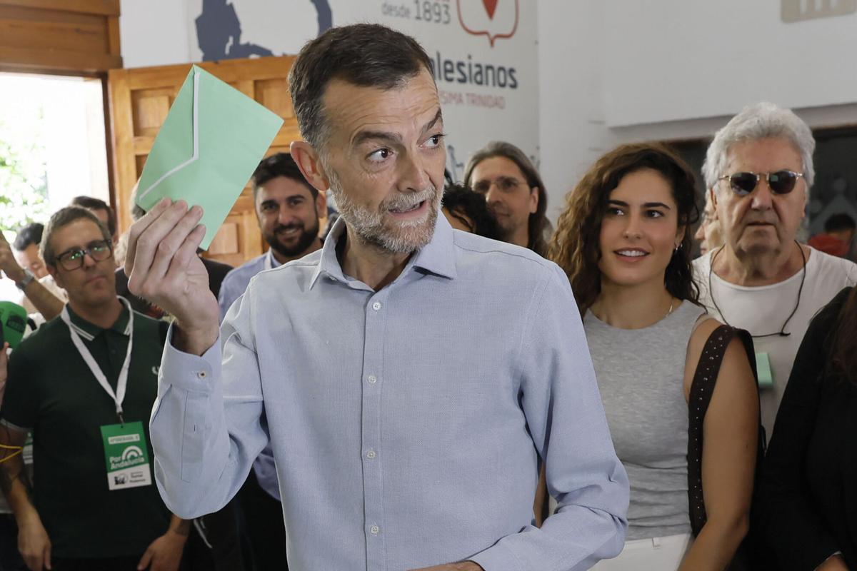 El candidato de Por Andalucía a la Presidencia de la Junta, Antonio Maíllo.