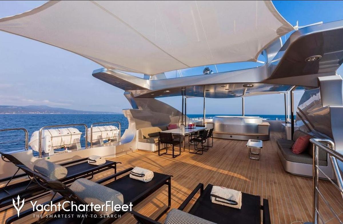 ¿Quieres ver por dentro un superyate de unos 45 millones de euros que está atracado en Ibiza?