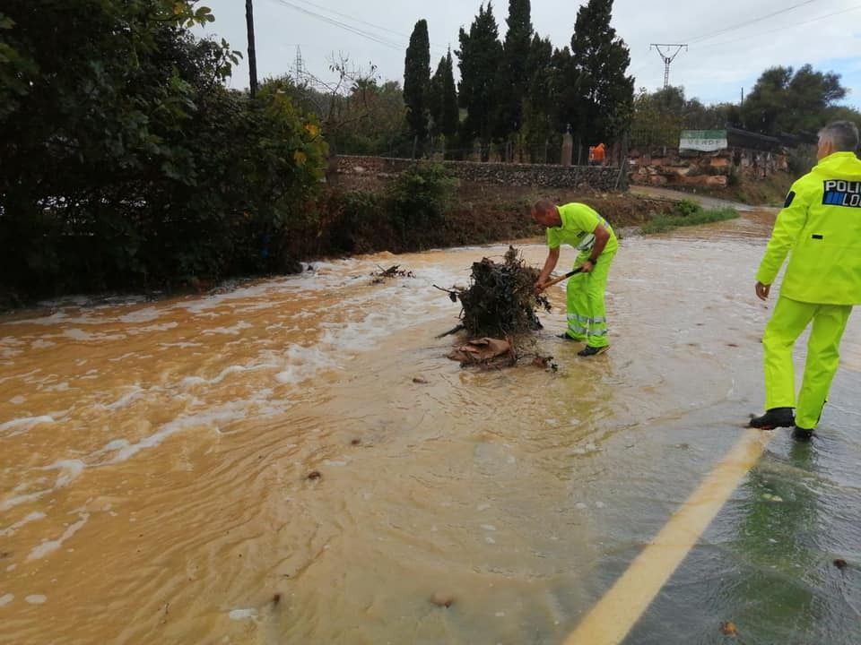 Las fuertes lluvias dejan ya 36 incidentes en el norte de Mallorca