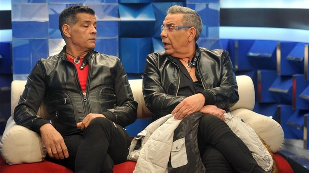 José i Juan Salazar, Los Chunguitos, en un moment del programa ’Gran hermano vip’. José i Juan Salazar, Los Chunguitos, en un moment del programa ’Gran hermano vip’.