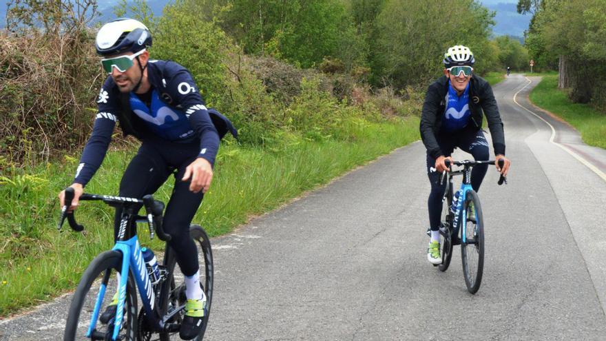 La Vuelta a Asturias, un duelo entre el Movistar y el UAE Team Emirates que empieza en un dura etapa camino de la meta en Pola de Lena