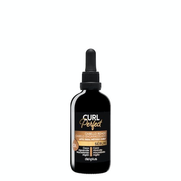 Sérum oil Curl Perfect Deliplus cabello rizado apto para método curly