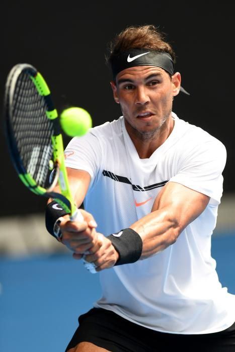 Debut de Rafa Nadal en el Open de Australia