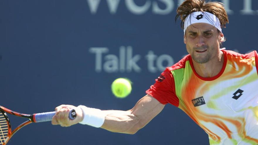 Ferrer durante su partido ante Kohlschreiber.