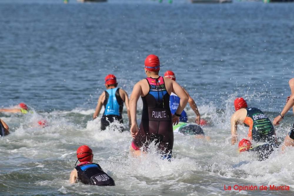 Final de triatlón de Deporte en Edad Escolar