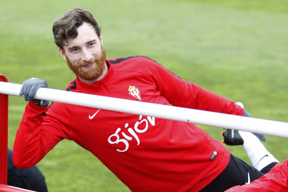 Entrenamiento del Sporting de Gijón