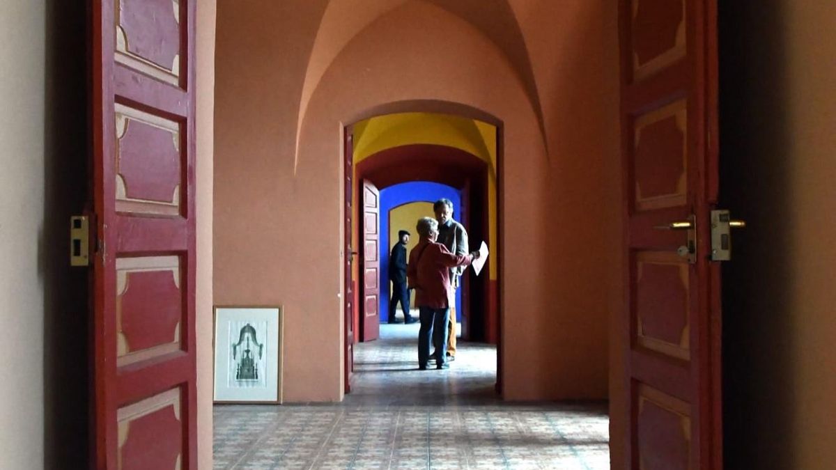 Interior de la Residència del Governador del castell de Sant Ferran