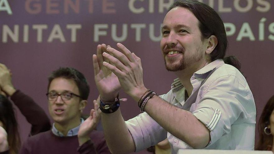 Iglesias i Errejón a Vistalegre II