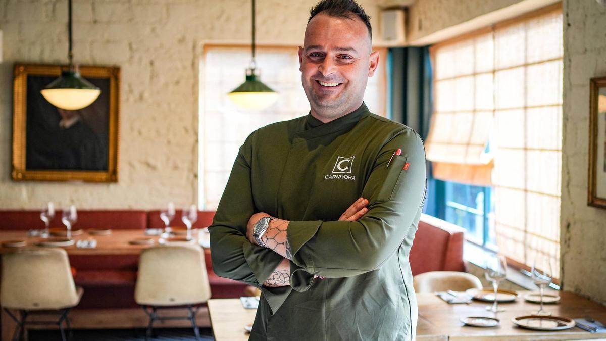 Javier Fernández, chef del restaurante Carnívora.