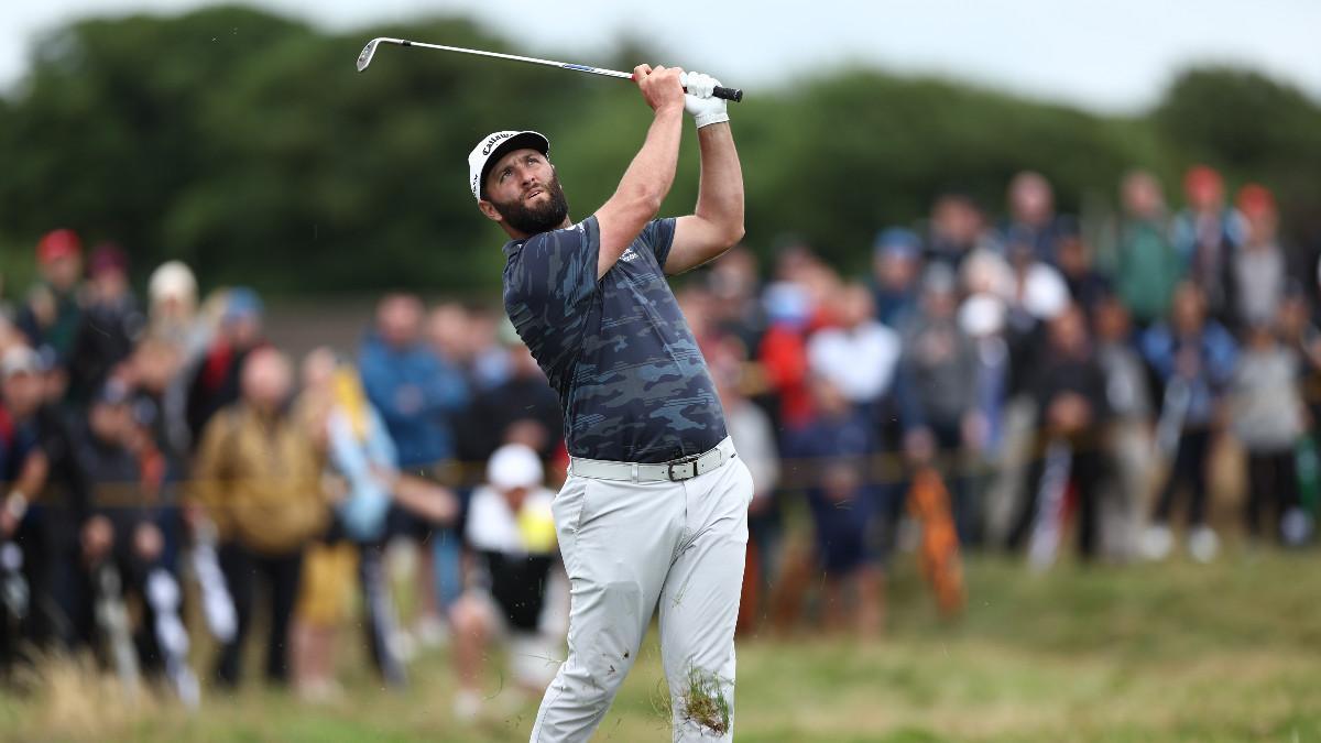 Rahm, durante la jornada