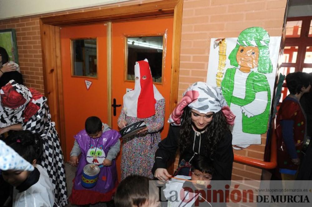 Los tambores de Moratalla llegan al colegio Primitiva López