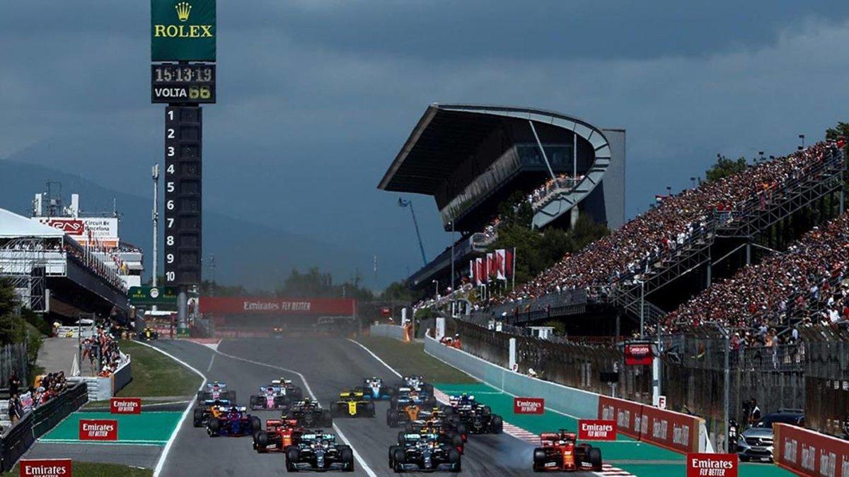 Salida trepidante en Montmeló