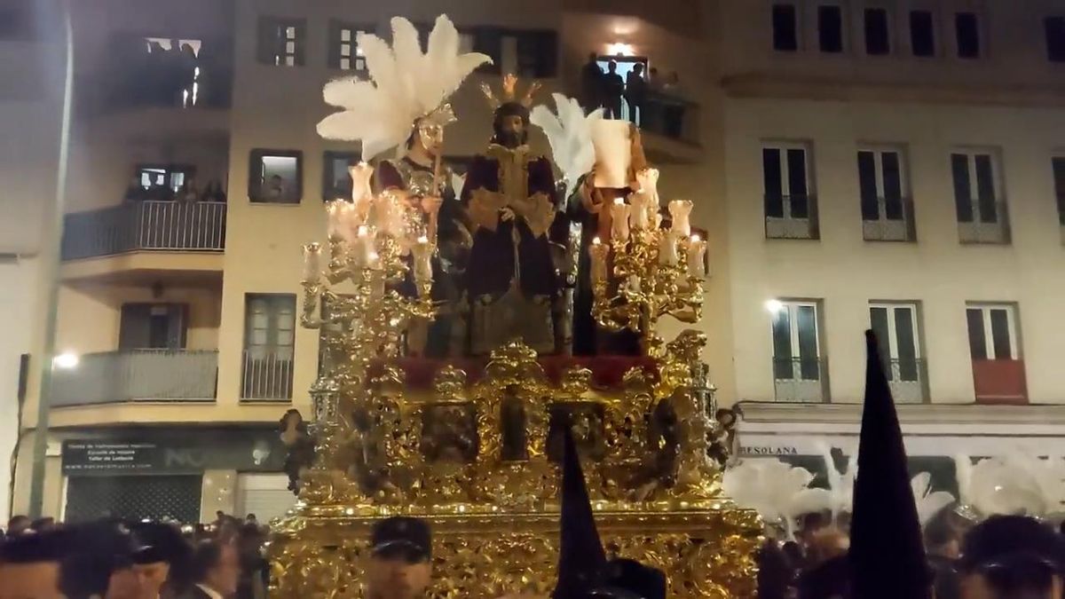 Misterio de Ntro. Padre Jesús de la Sentencia en calle Feria