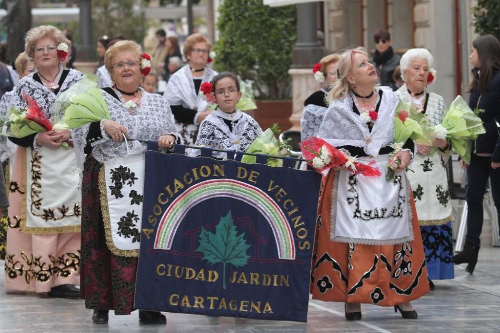 Ofrenda floral a la Virgen de la Caridad de Cartagena