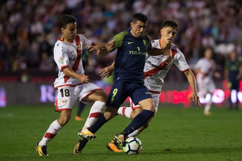 Partido entre el Rayo Vallecano y el Sporting