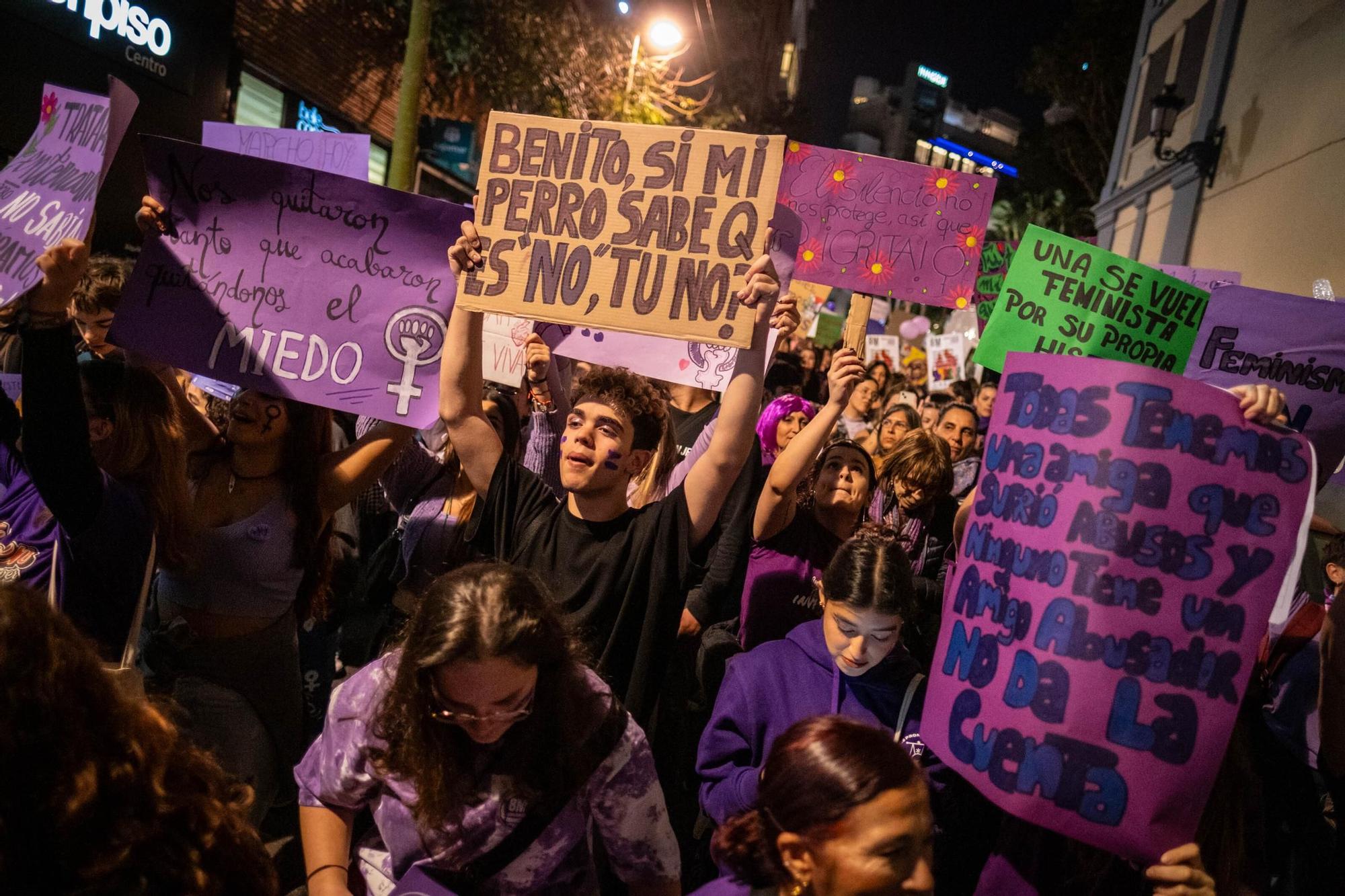 Manifestación del 8M en Santa Cruz