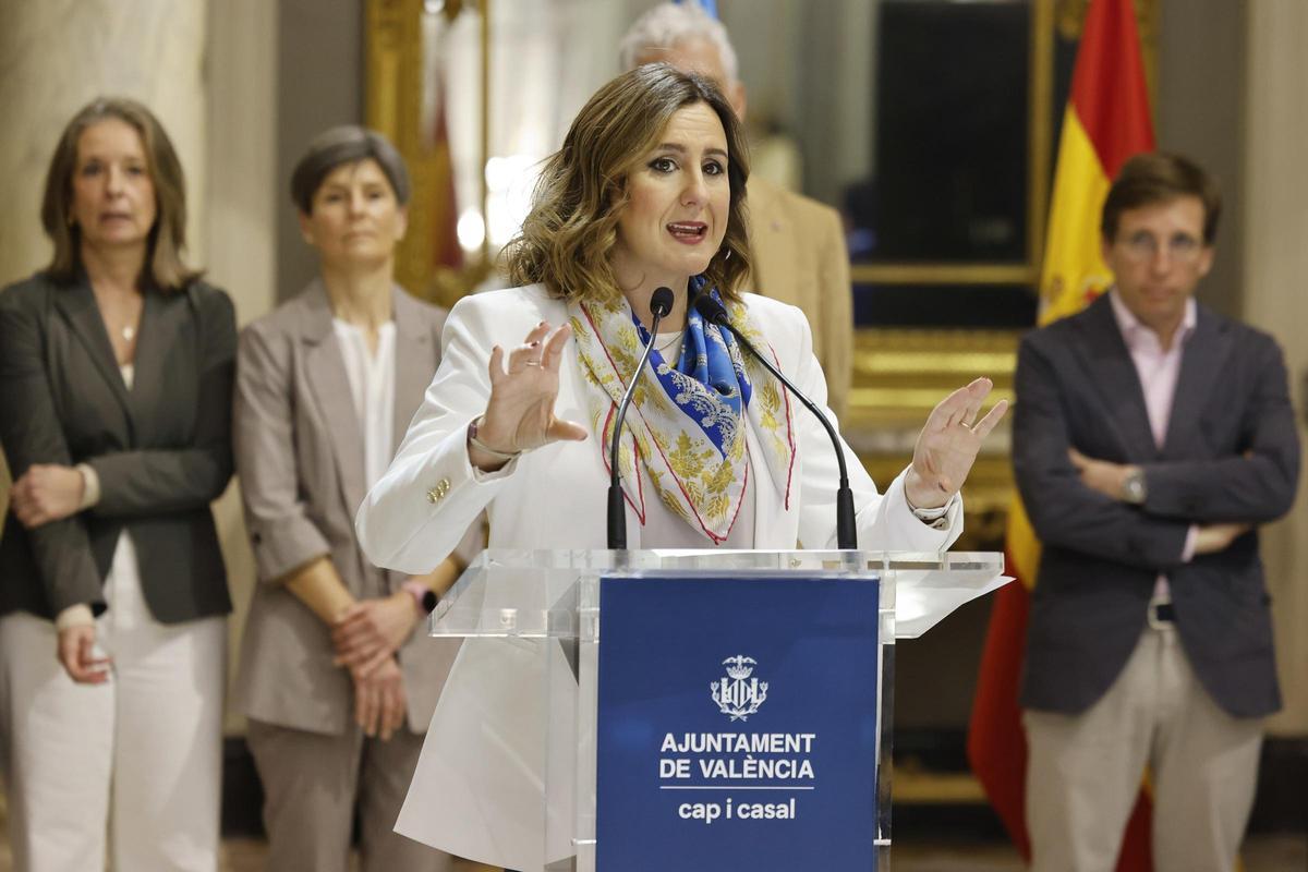 María José catalá, alcaldesa de València.