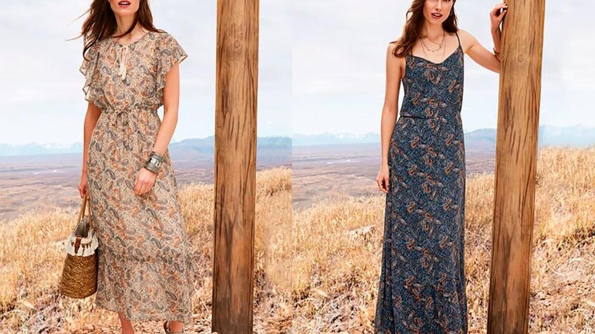 Los dos vestidos de la colección boho de Esmara para Lidl.