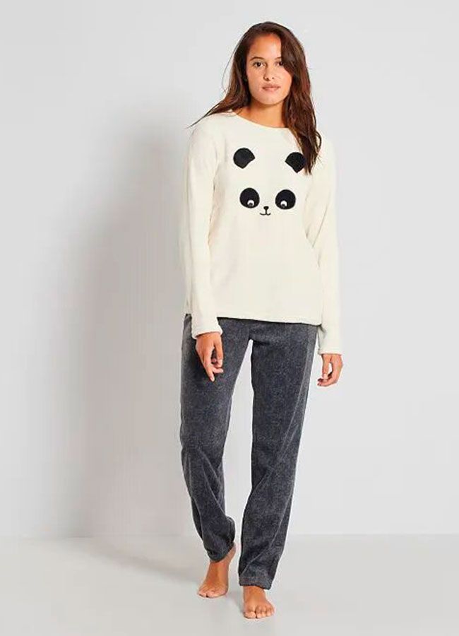 Pijama con dibujo panda de Kiabi