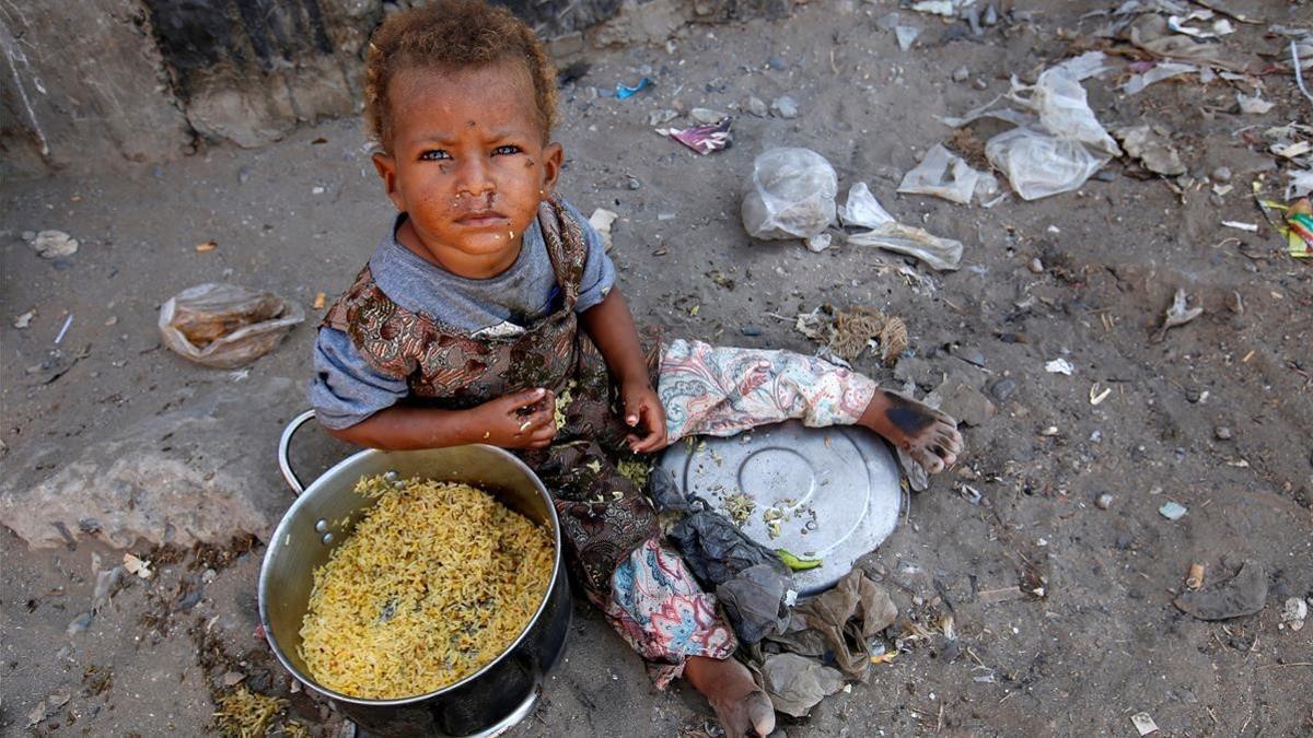 niños en el yemen