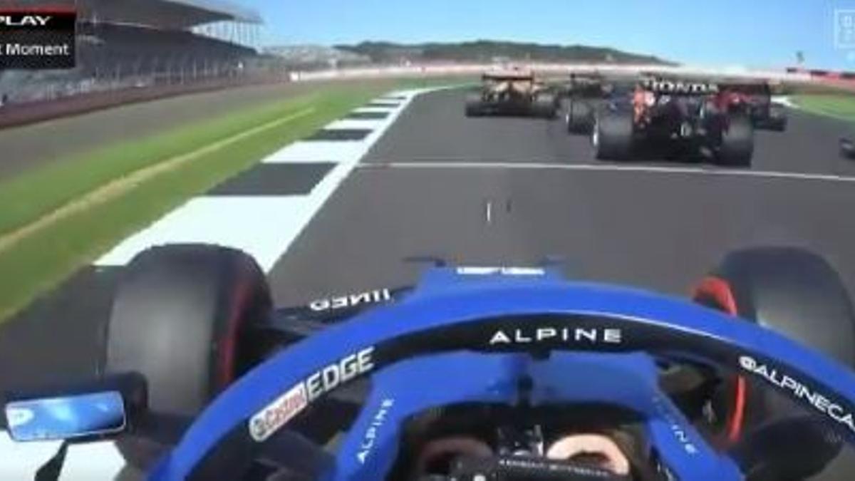 Captura desde el coche de Alonso