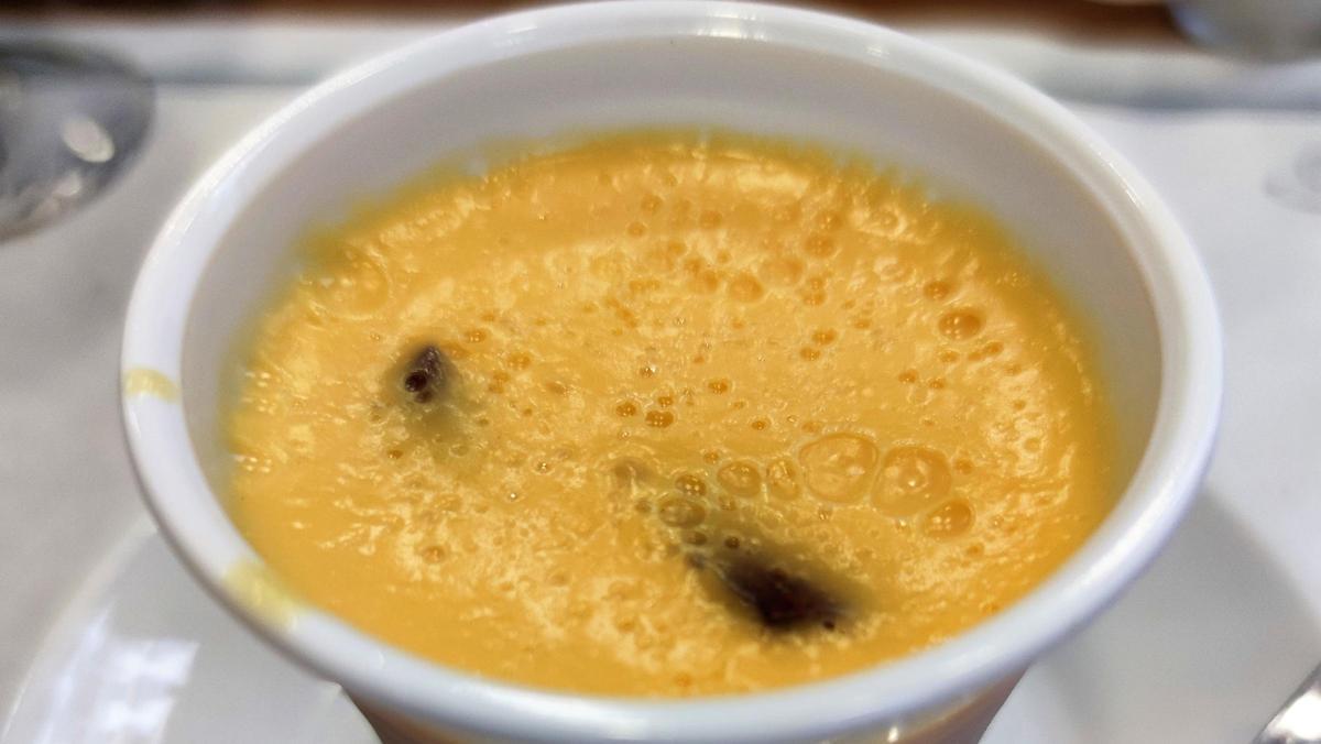 Natillas del restaurante Transatlàntic.