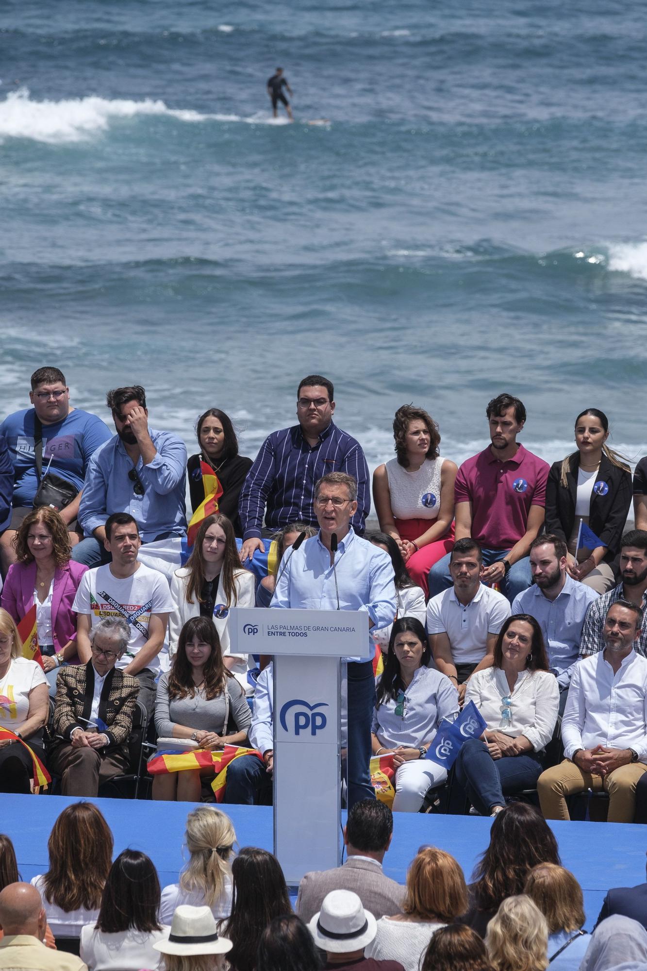 Visita de Alberto Núñez Feijóo a Las Palmas de Gran Canaria