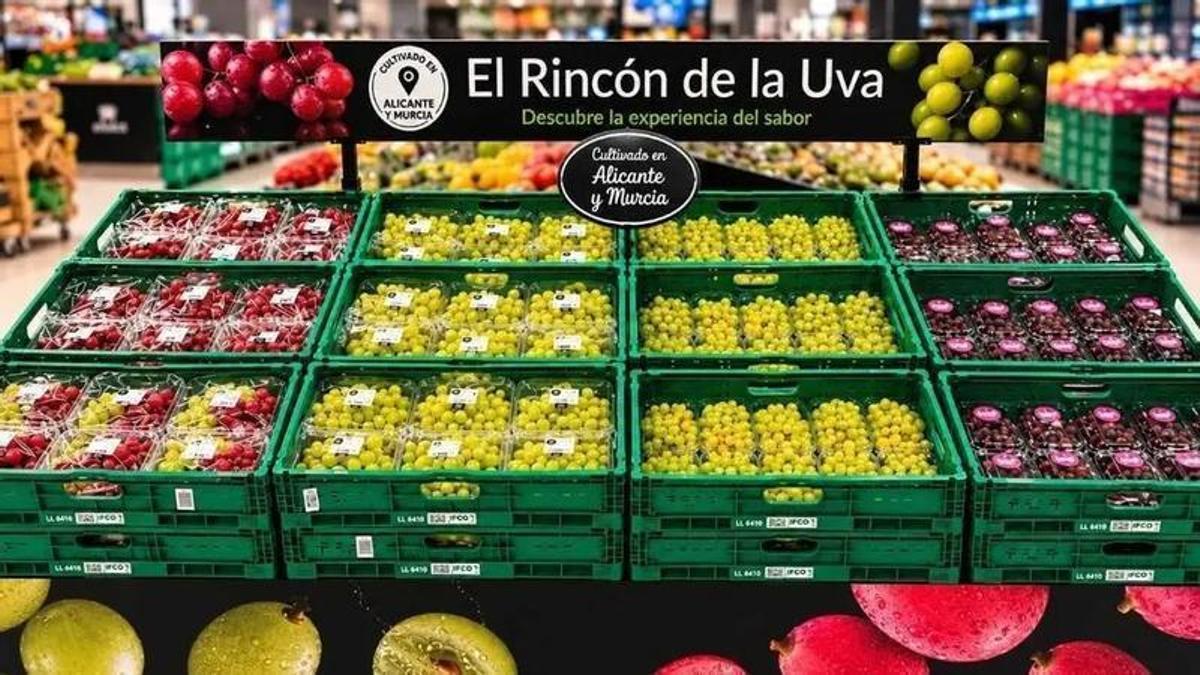 ‘El Rincón de la Uva’ de Carrefour, con variedades de sabores singulares