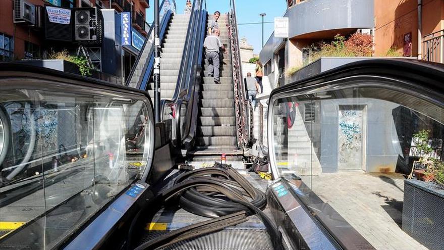 vandalismo en las escaleras