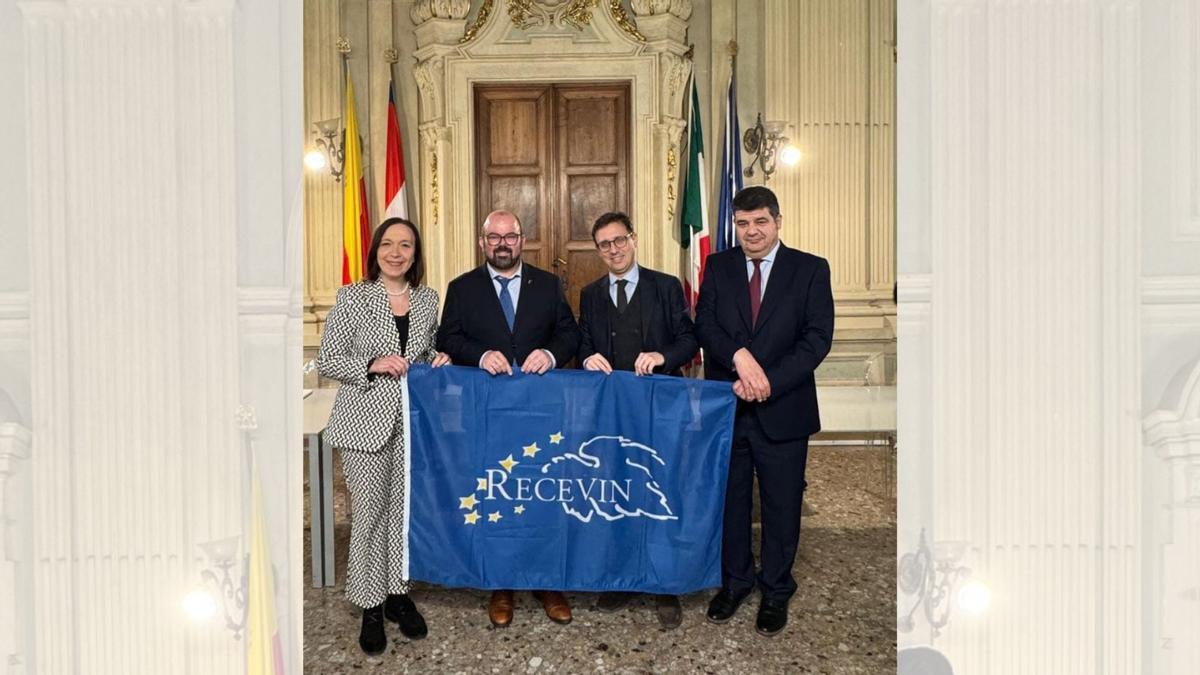 Cariñena recibió el testigo como Ciudad Europea del Vino de la región del Alto Piamonte el pasado mes de diciembre