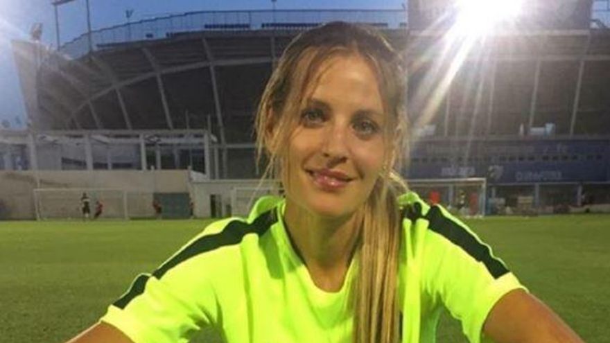 María José, una de las jugadoras implicadas en la trifulca.