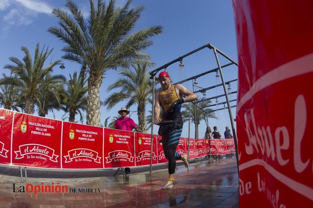 Salida del Triatlón Villa de Fuente Álamo