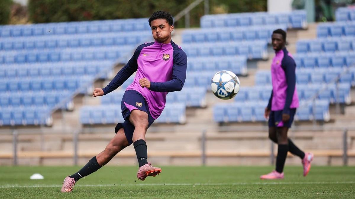 Entrenamiento del Barça sub'19: Últimos detalles antes del duelo de la Youth League en Brujas