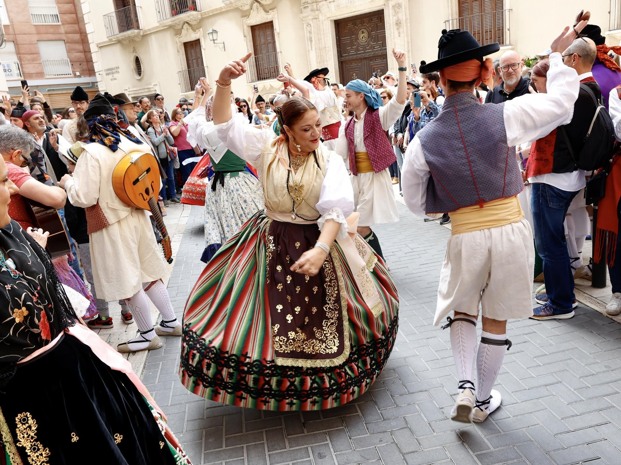 Ambiente en las calles de Murcia durante el Bando de la Huerta