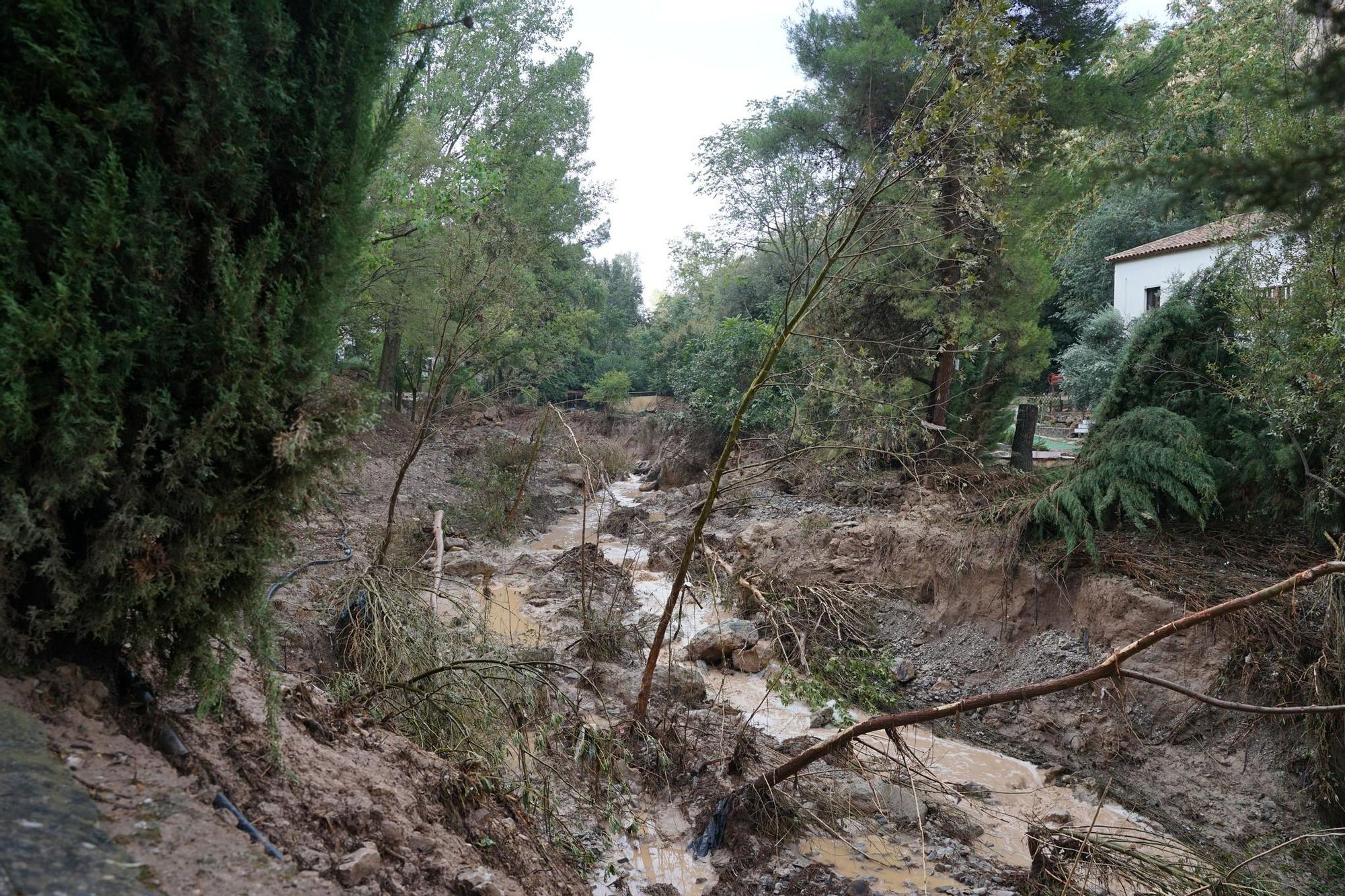 Las imagenes de Almedinilla tras la tromba de agua