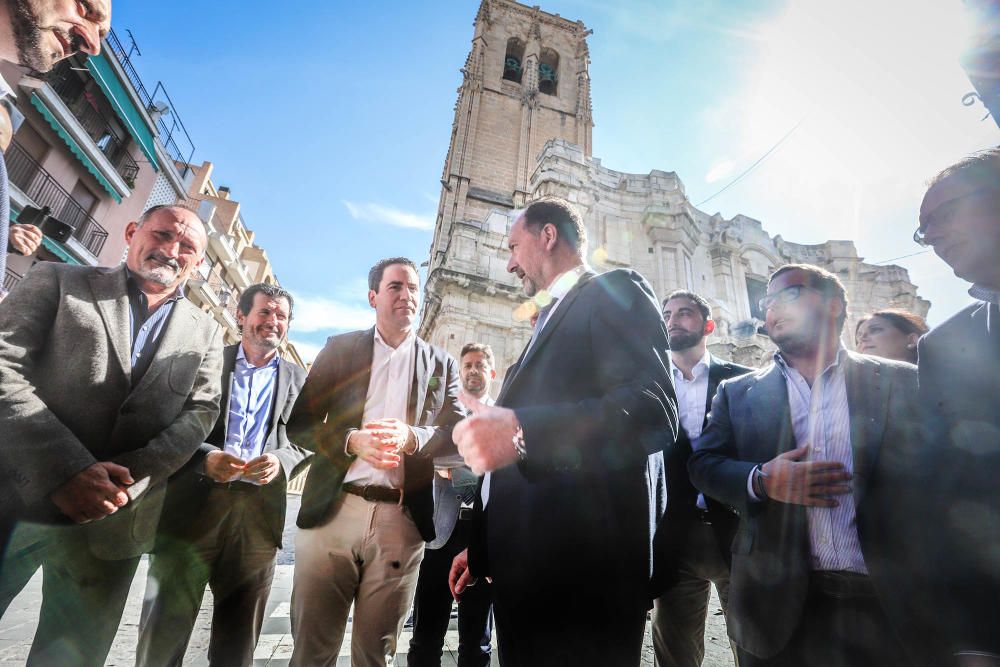 Visita del secretario general del PP nacional, Teodoro García Egea a Orihuela