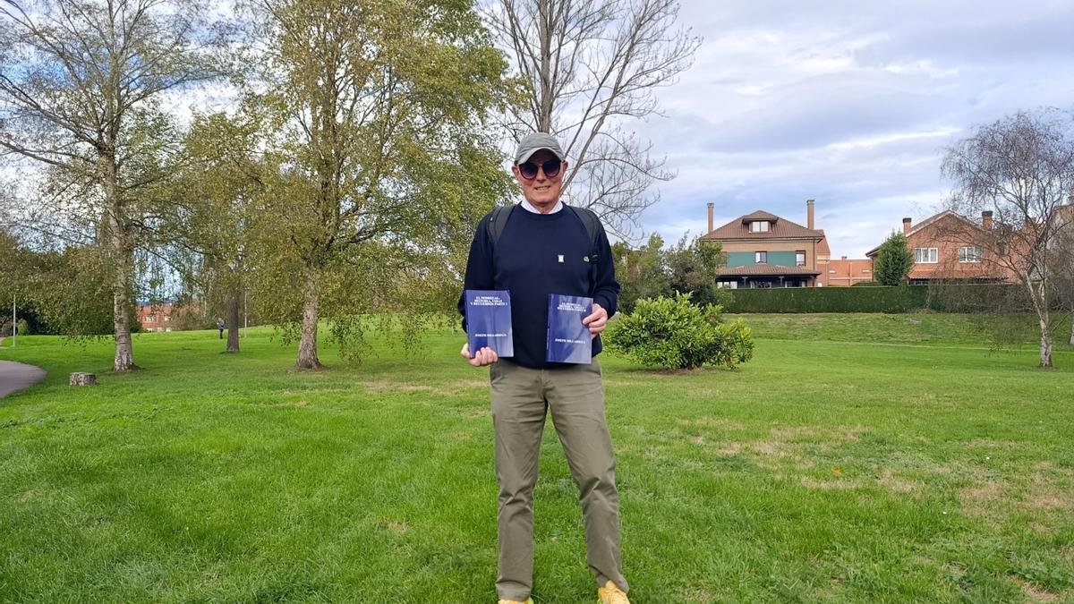 Joseph Millariega, este viernes, en La Fresneda.