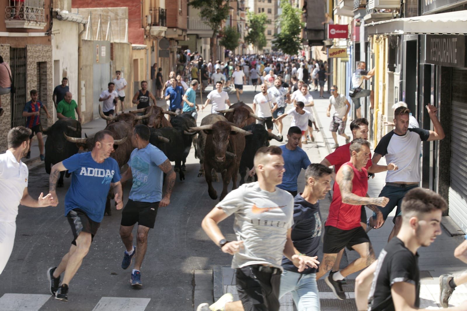 Las mejores fotos del encierro de este sábado en el Grau de Castelló por las fiestas de Sant Pere