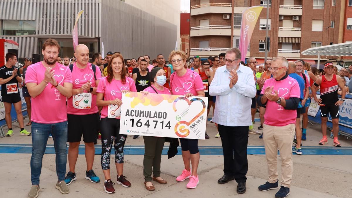 Torrent recaudó 10.325 euros, para un total acumulado entre todas las pruebas del circuito RunCáncer 2022 de 164.714 euros.