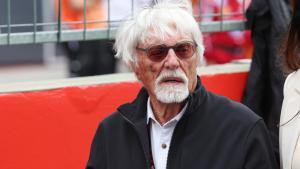 Bernie Ecclestone, expresidente de la Fórmula 1, en el Gran Premio de Hungría 2025