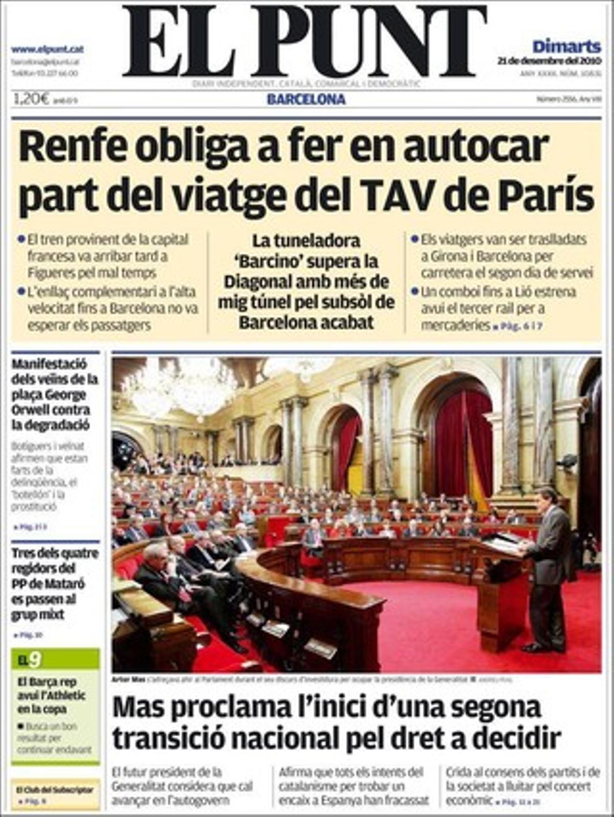 ’El Punt’ destaca a dins que les escoles catalanes instal·lades en barracons fan un front comú per reclamar que s’iniciï la construcció dels centres que els han promès.