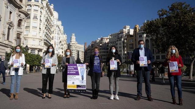 Valencia | 25N: La marcha contra la violencia de género de València ...