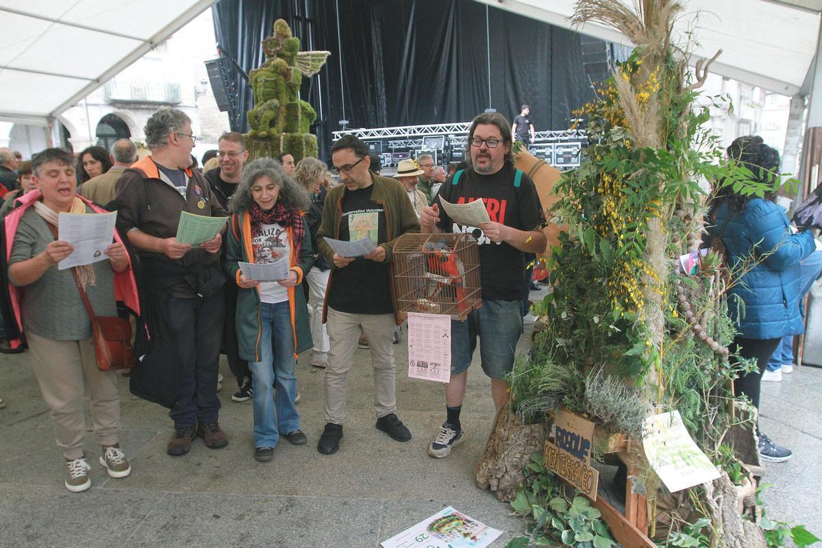 El respeto de la naturaleza fue uno de los temas reivindicativos El respeto de la naturaleza fue uno de los temas reivindicativos