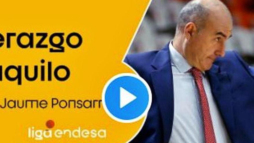 Vídeo de Jaume Ponsarnau en el partido ante el Monbus Obradoiro