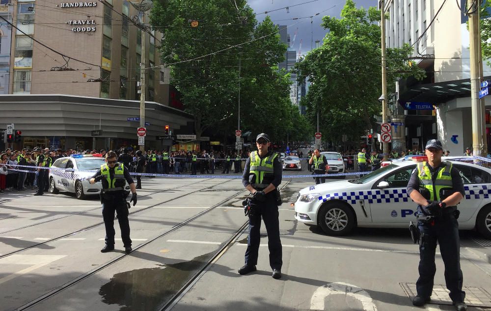 Varias personas apuñaladas en la ciudad australiana de Melbourne.