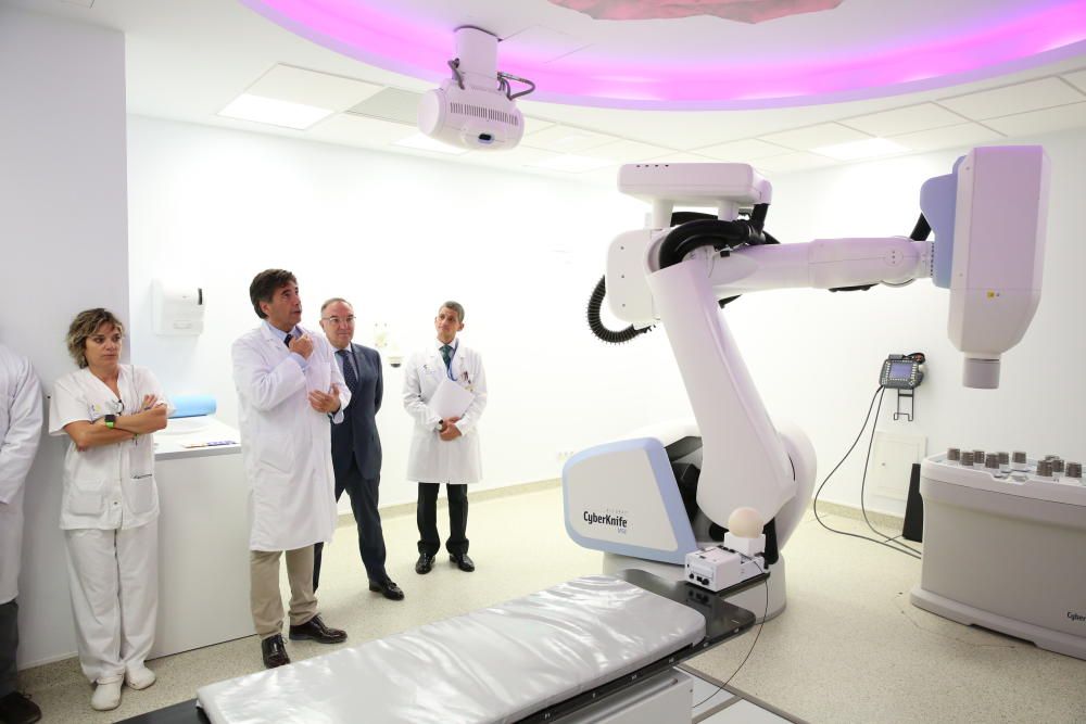 El centro sanitario emplea la radioterapia robótic